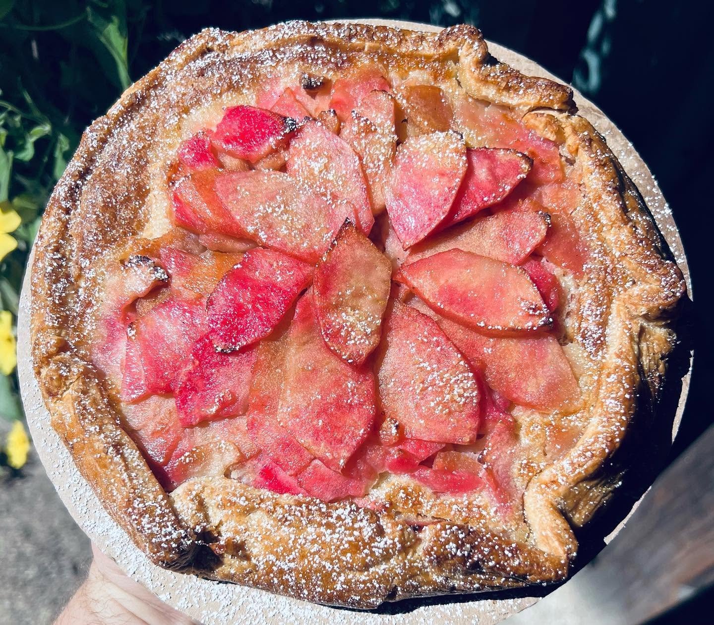 Rustic apple galette