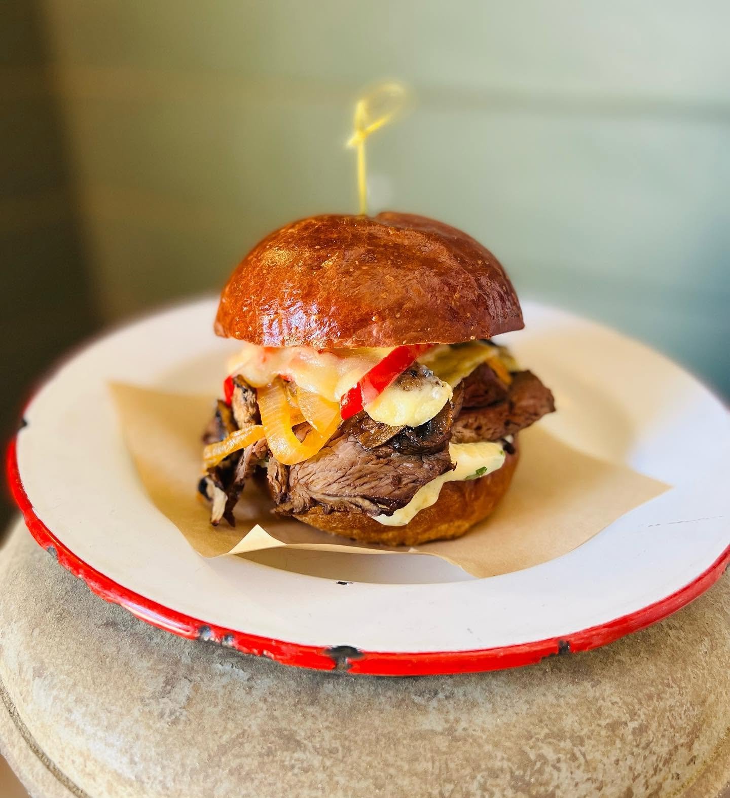 Braised beef sandwich